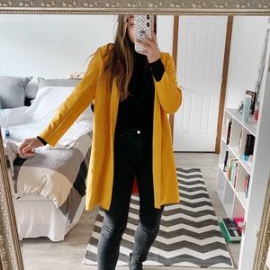 ! FLASH SALE ! Classic Zara Coat (Yellow)